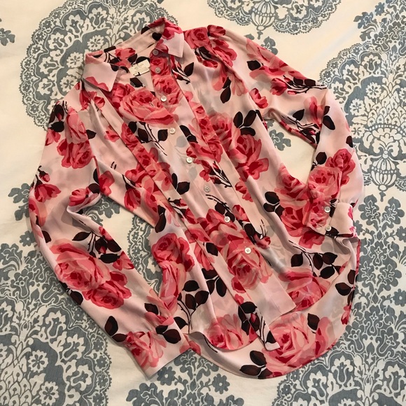 kate spade Tops - Kate Spade ♠️ • NWOT Rambling Roses Blouse